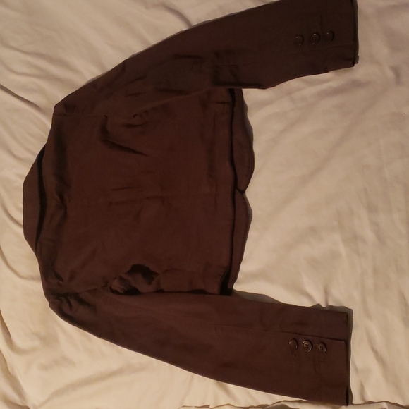 Express Design Studio Brown Blazer Size 4 - Picture 6 of 6